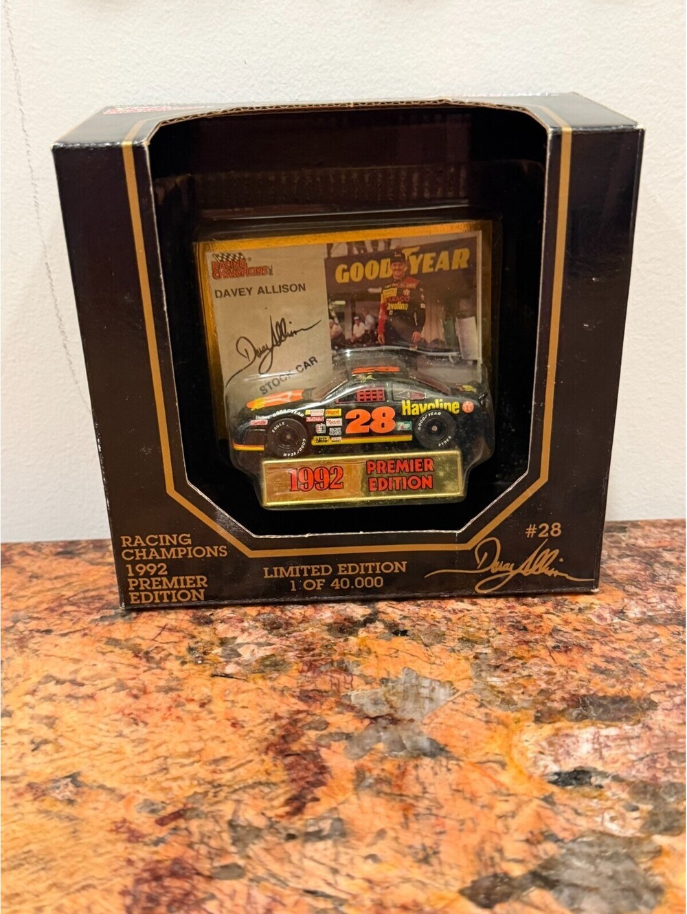 VTG 1992 Davey Allison Racing Champions Premier Edition 1:64 Scale Diecast Car